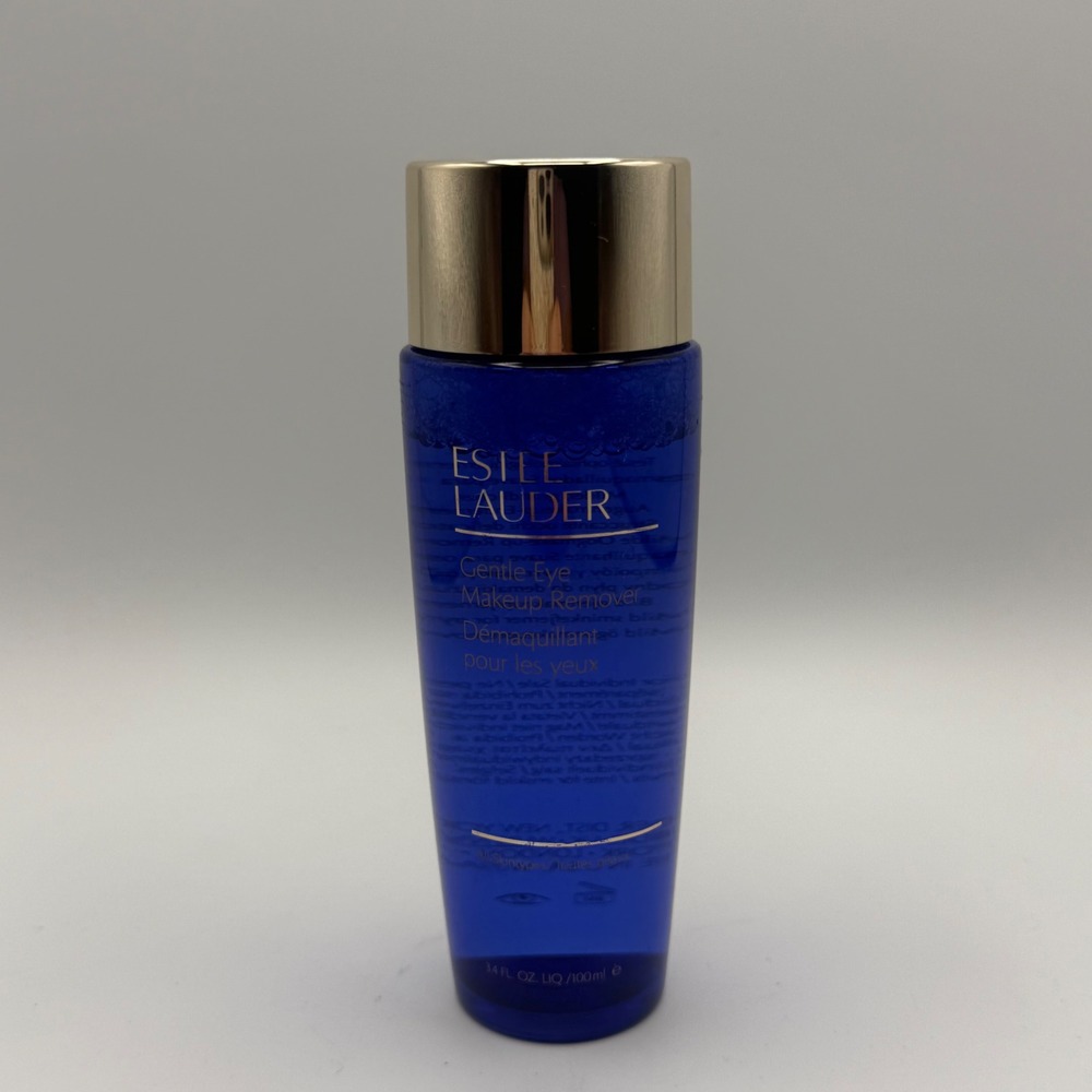 Estee Lauder Makeup Remover Women 3.4oz Blue Like New Gentle Oil-Free Liquid